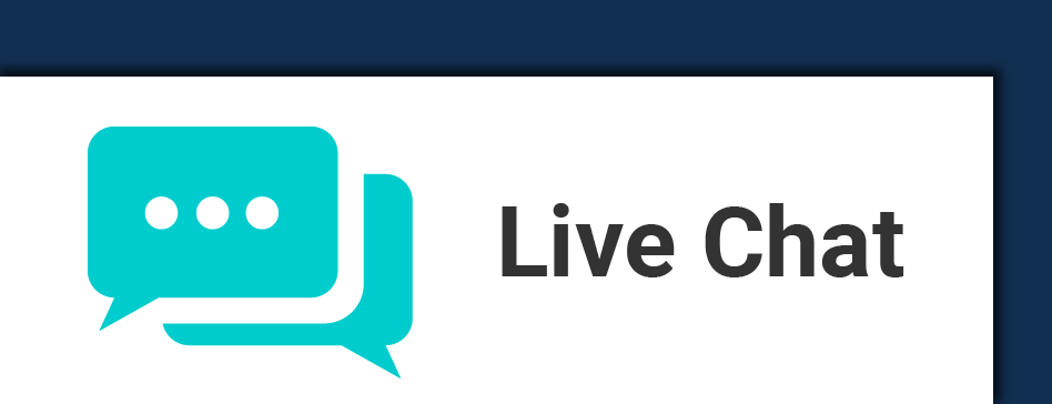 image of a live chat window tucked away